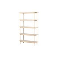HYLLA i 120/190/40 cm beige  - beige, Modern, metall/trä (120/190/40cm) - Livetastic