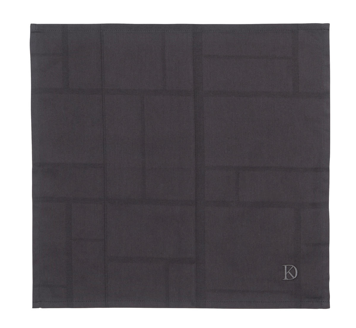 STOFFSERVIETTE  45/45 cm  2 Stück  - Anthrazit, Basics, Textil (45/45cm) - Dieter Knoll