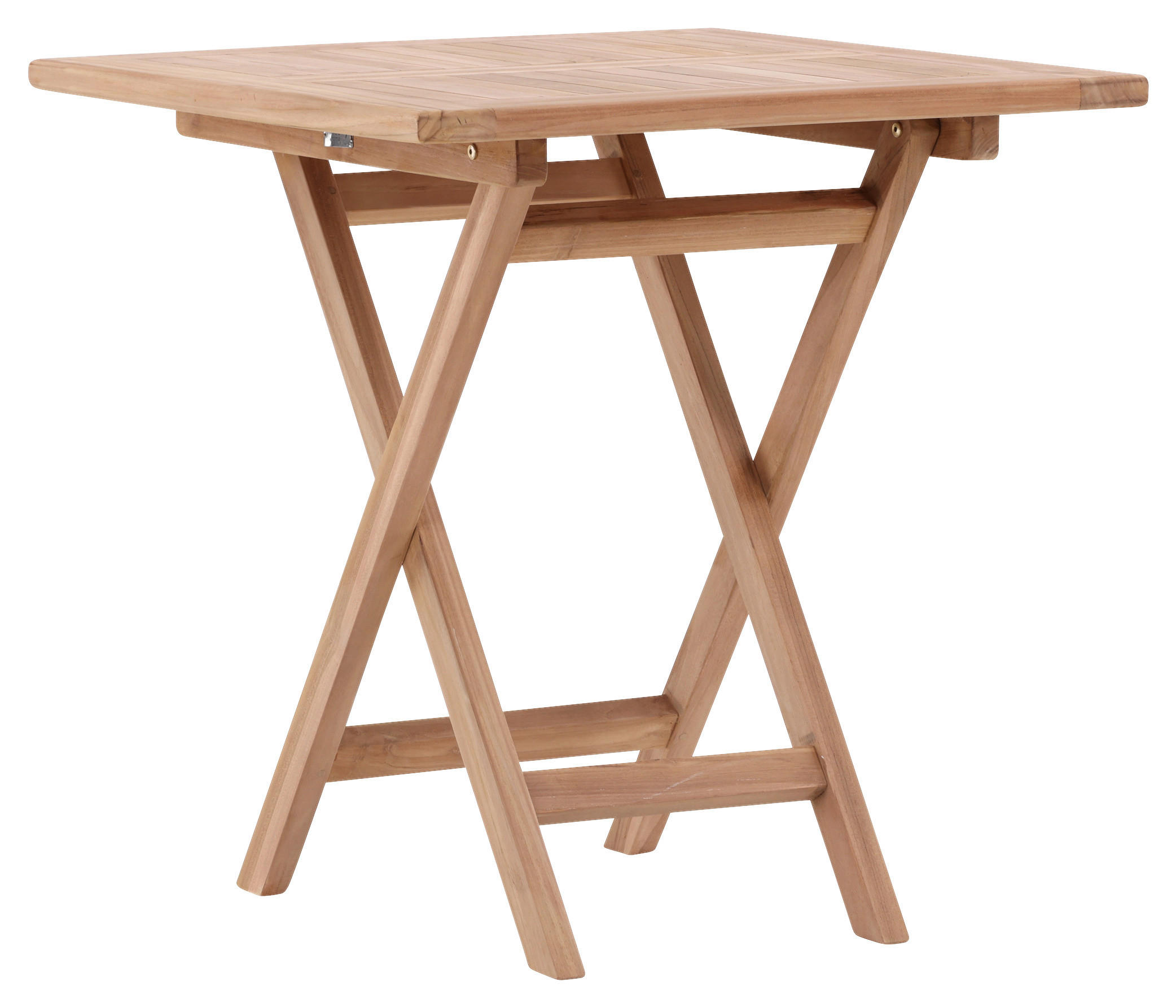 GARTENTISCH 70/70/75 cm - Teakfarben, KONVENTIONELL, Holz (70/70/75cm) - Gardenson