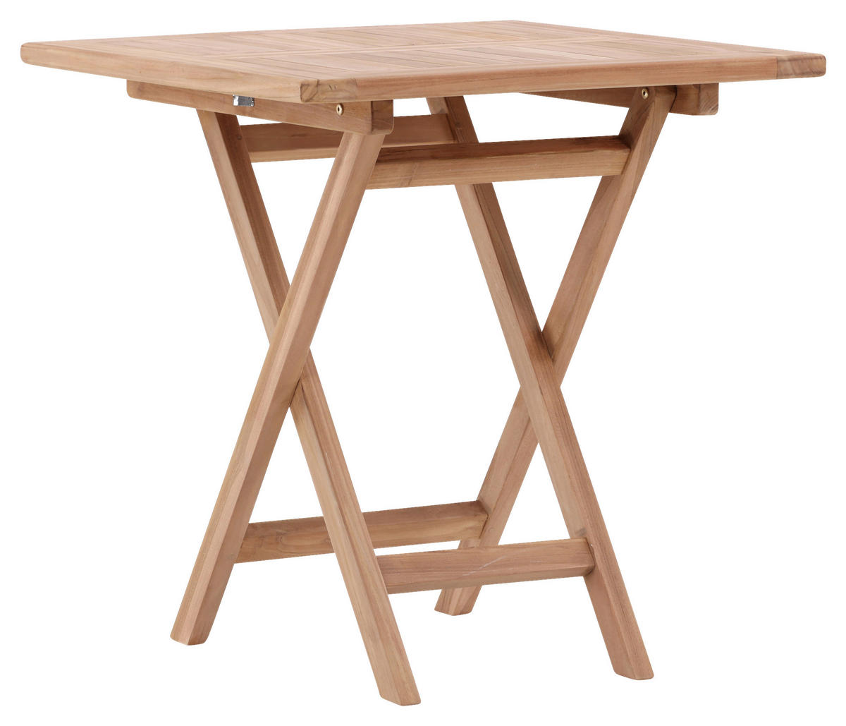 GARTENTISCH 70/70/75 cm  - Teakfarben, KONVENTIONELL, Holz (70/70/75cm) - Gardenson