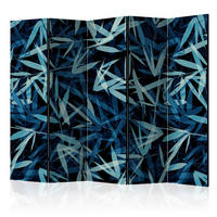 SKÄRMVÄGG  i trä, textil  blå, mintgrön  - mintgrön/blå, Basics, trä/textil (225/172/3cm) - artgeist