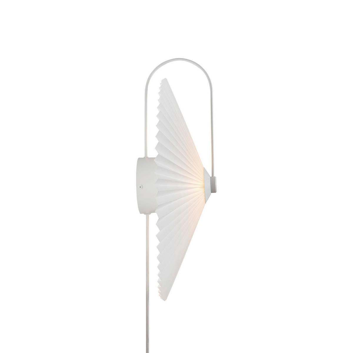 WANDLEUCHTE Nadia 50.5/16.8/45 cm  - Weiß, Design, Kunststoff (50.5/16.8/45cm) - Nordlux