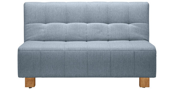 SCHLAFSOFA in Hellblau  - Naturfarben/Hellblau, Design, Holz/Textil (145/92/102cm) - Novel