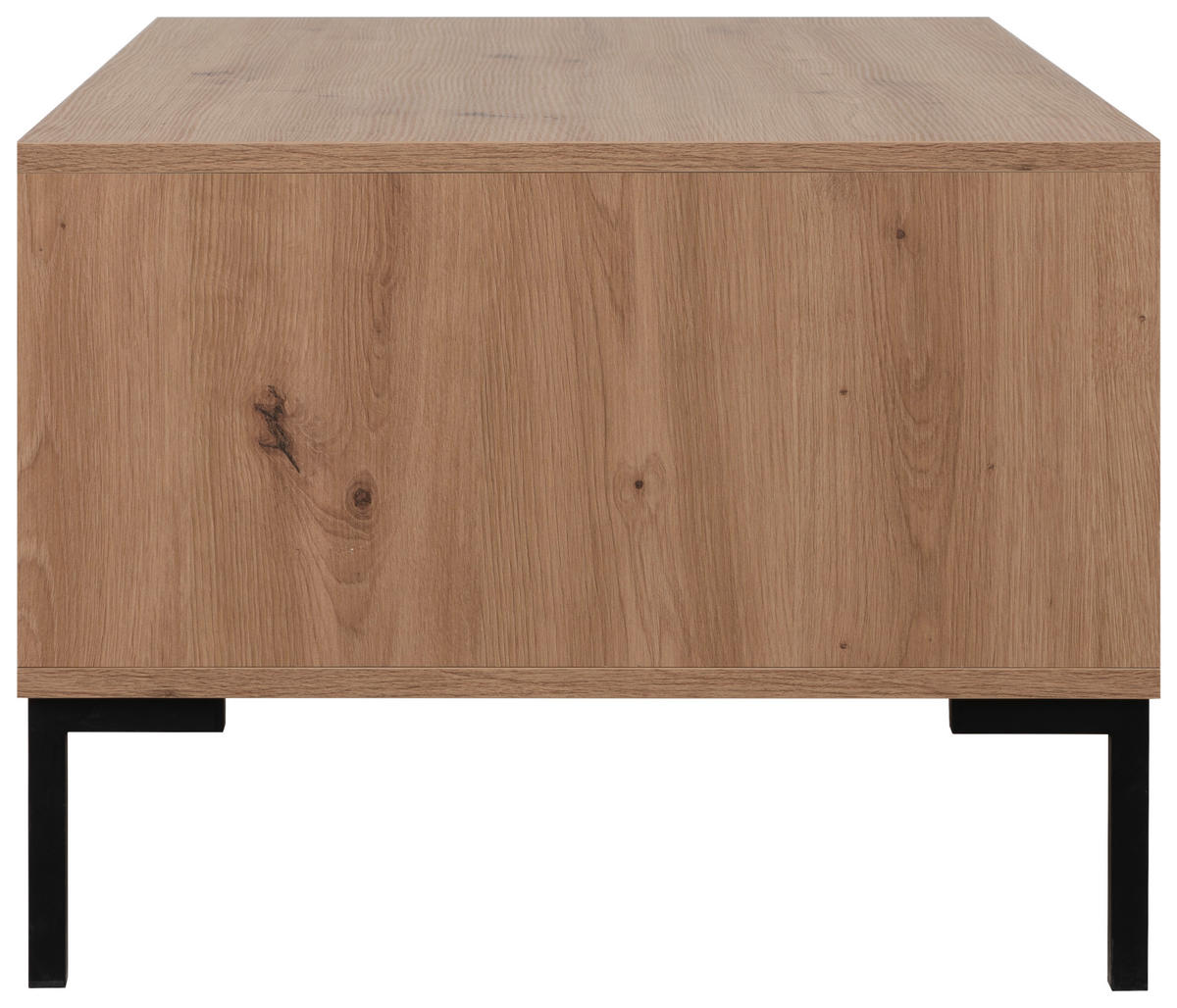 KONFERENČNÝ STOLÍK, dub artisan, kompozitné drevo, 100/60/43 cm - čierna/dub artisan, Design, kov/kompozitné drevo (100/60/43cm) - MID.YOU