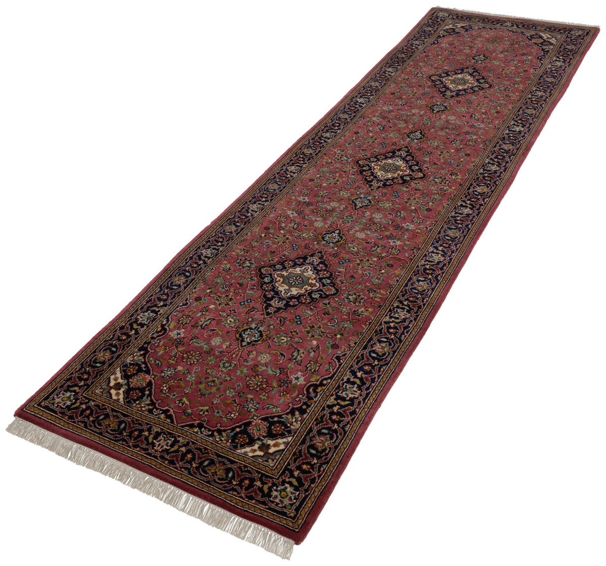 ORIENTTEPPICH 80/300 cm EDITION ALKATIF CLASSIC Blau, Beere  - Blau/Beere, LIFESTYLE, Textil (80/300cm) - Cazaris