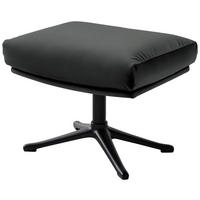 HOCKER in Textil Dunkelgrau  - Dunkelgrau/Schwarz, Design, Textil/Metall (51/37/41cm) - home24