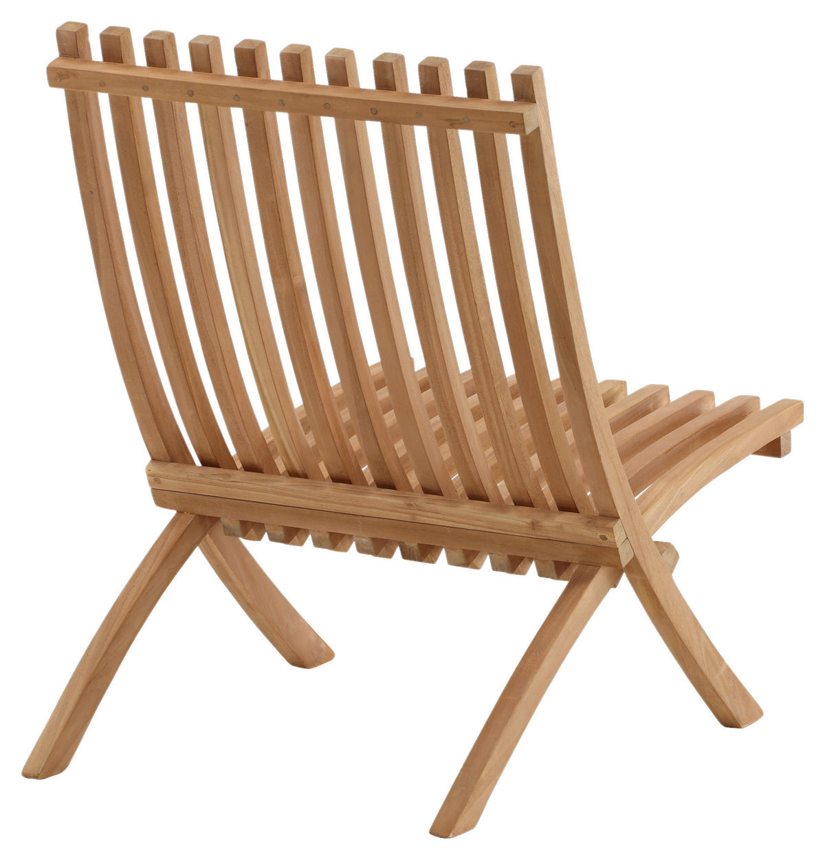 Loungesessel 2er-Set Teakfarben Teakholz  - Teakfarben, KONVENTIONELL, Holz (73/85/63cm) - Gardenson
