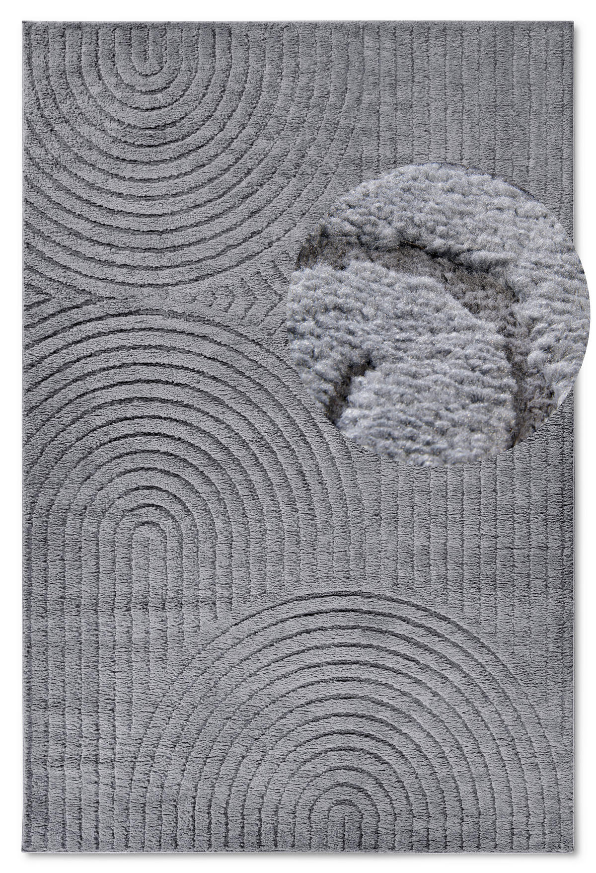 HOCHFLORTEPPICH 120/170 cm New York Anthrazit  - Anthrazit, Basics, Kunststoff/Textil (120/170cm) - Elle Decoration