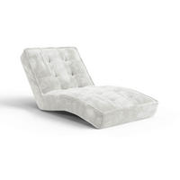 RELAXLIEGE Chenille Creme  - Creme/Schwarz, MODERN, Kunststoff/Textil (73/79/170cm) - Milino