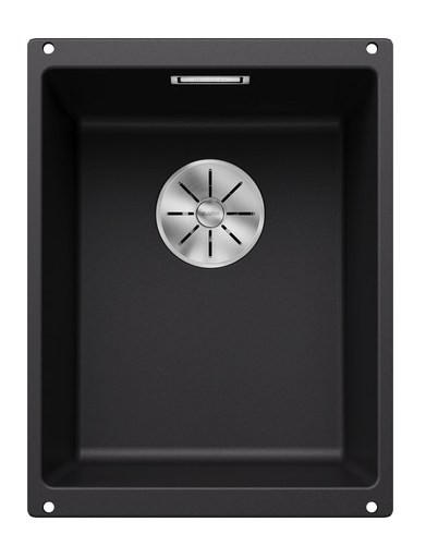SPÜLE Subline  - Schwarz, Basics, Stein (35/20,2/46cm) - Blanco