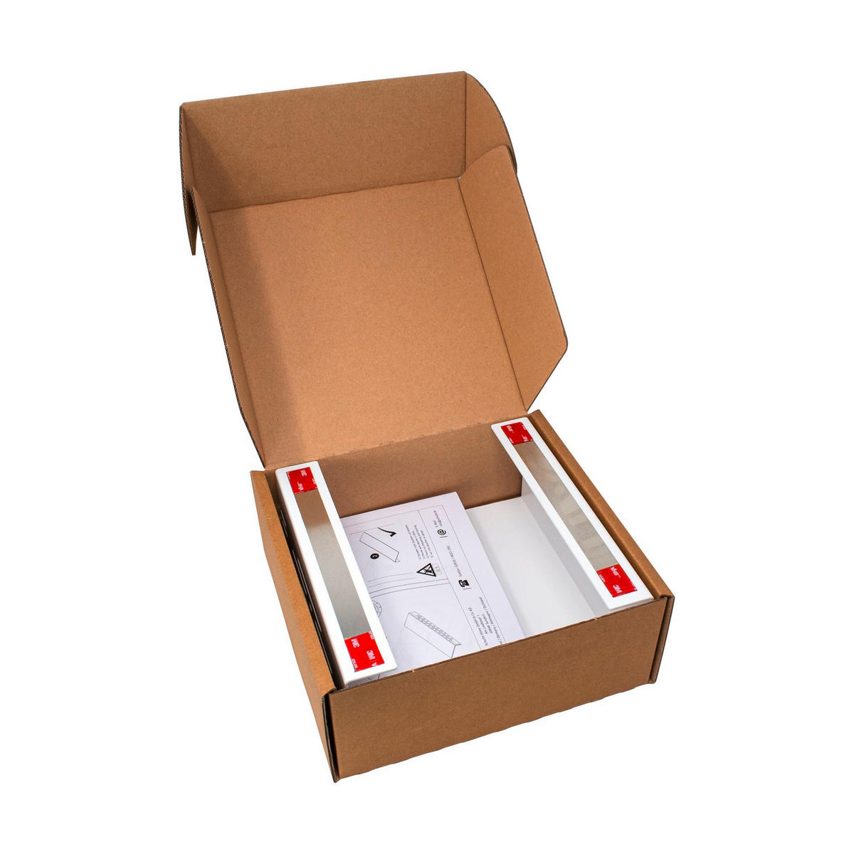 DUSCHABLAGE Metall  - Weiß, Basics, Metall (22,5/22,5/9,5cm) - Novel