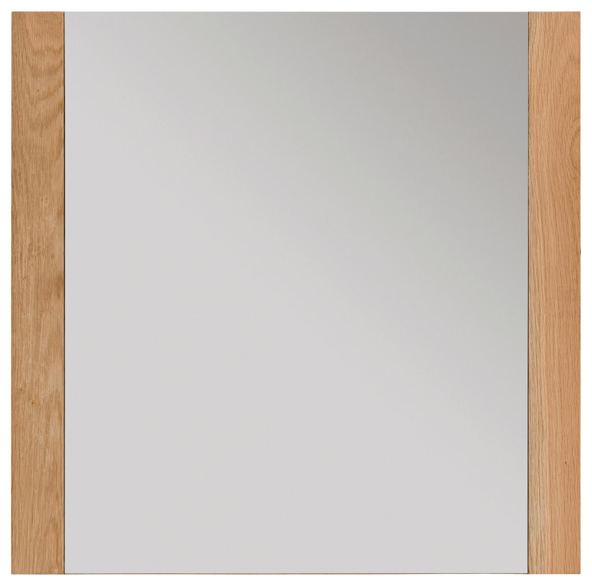 WANDSPIEGEL 80/80/3 cm    in quadratisch  - Eichefarben, MODERN, Glas/Holz (80/80/3cm)