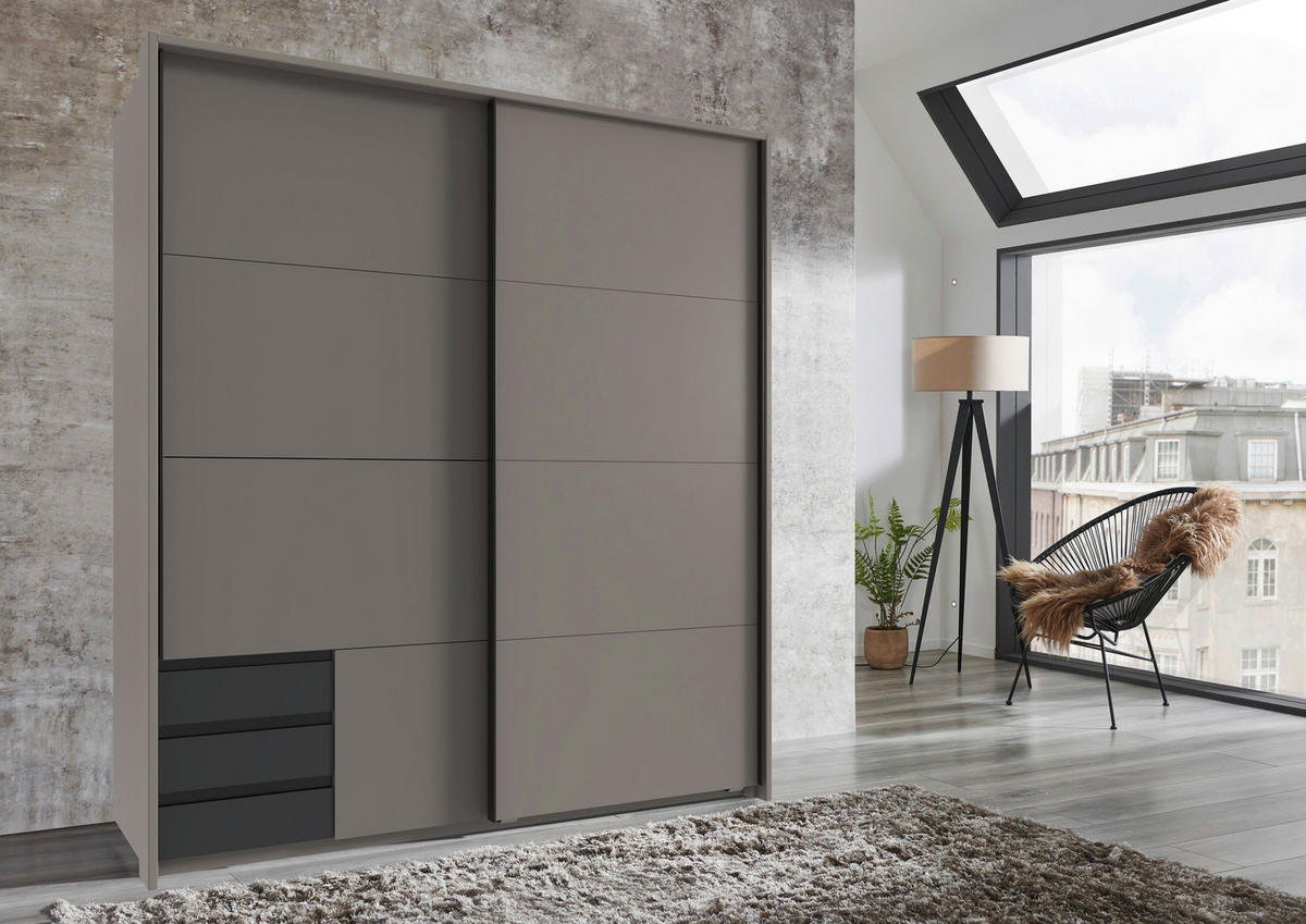 PASSEPARTOUTRAHMEN 138/200/12 cm   - Grau/Sahara, Design, Holzwerkstoff (138/200/12cm) - Carryhome