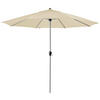 SONNENSCHIRM 380 cm Naturfarben  - Silberfarben/Naturfarben, Basics, Textil/Metall (380/380cm) - Doppler