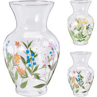 VÁZA, sklo,  - vícebarevná, Basics, sklo (13/13/20cm)