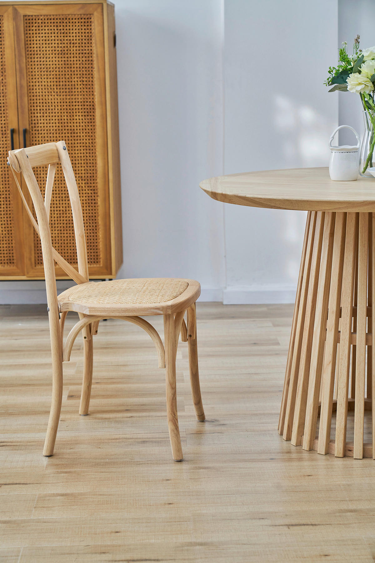 ARMLEHNSTUHL-SET 2 Stück  in  - Naturfarben, MODERN, Holz (48/89/52cm) - MID.YOU