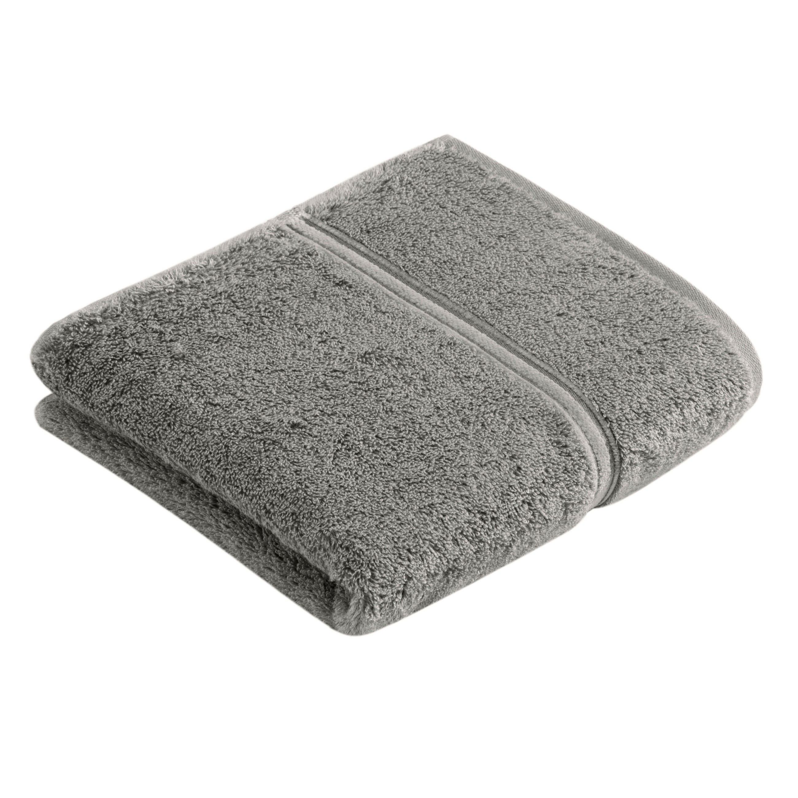 HANDTUCH 50/100 cm Belief Grau  - Grau, Basics, Textil (50/100cm) - Vossen