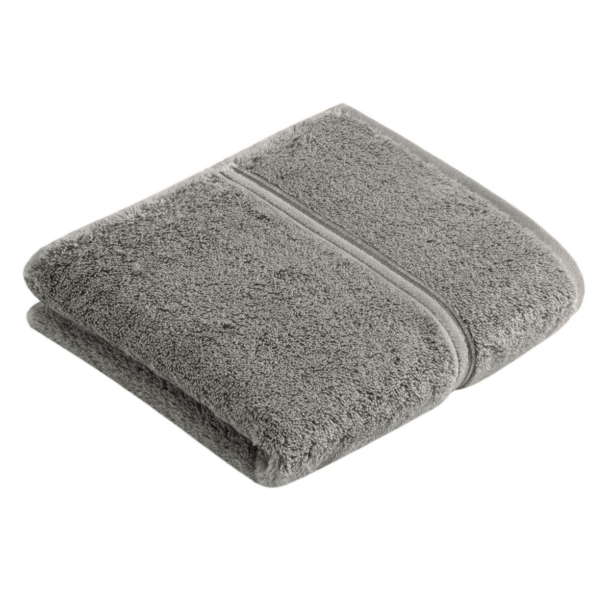HANDTUCH 50/100 cm Belief Grau  - Grau, Basics, Textil (50/100cm) - Vossen