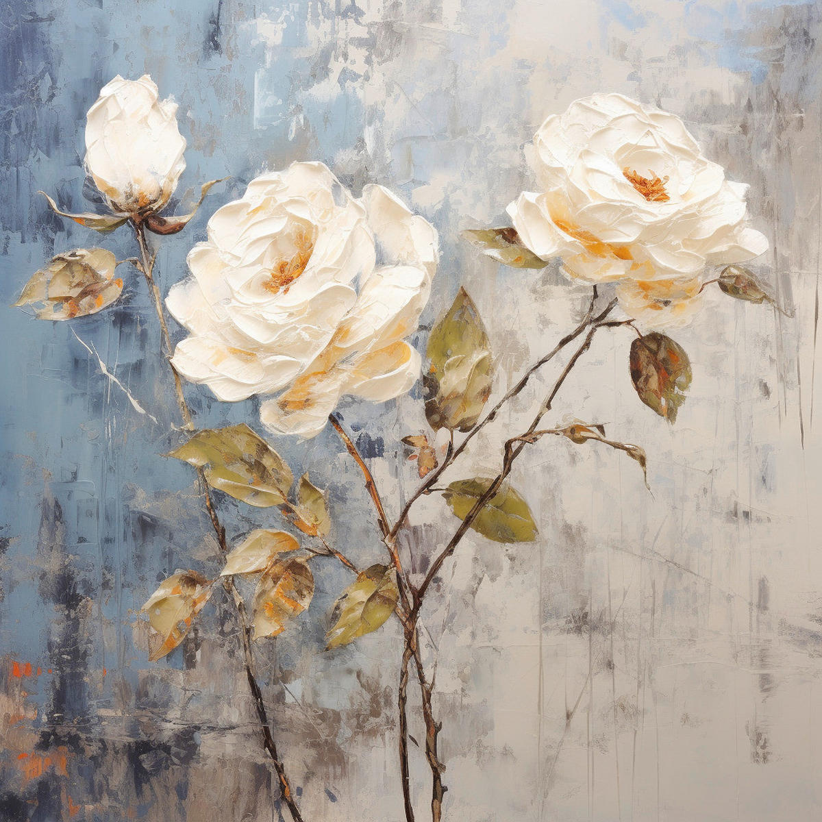 MALBA NA PLÁTNĚ, květiny, 30/30 cm  - vícebarevná, Basics, dřevo/papír (30/30cm)