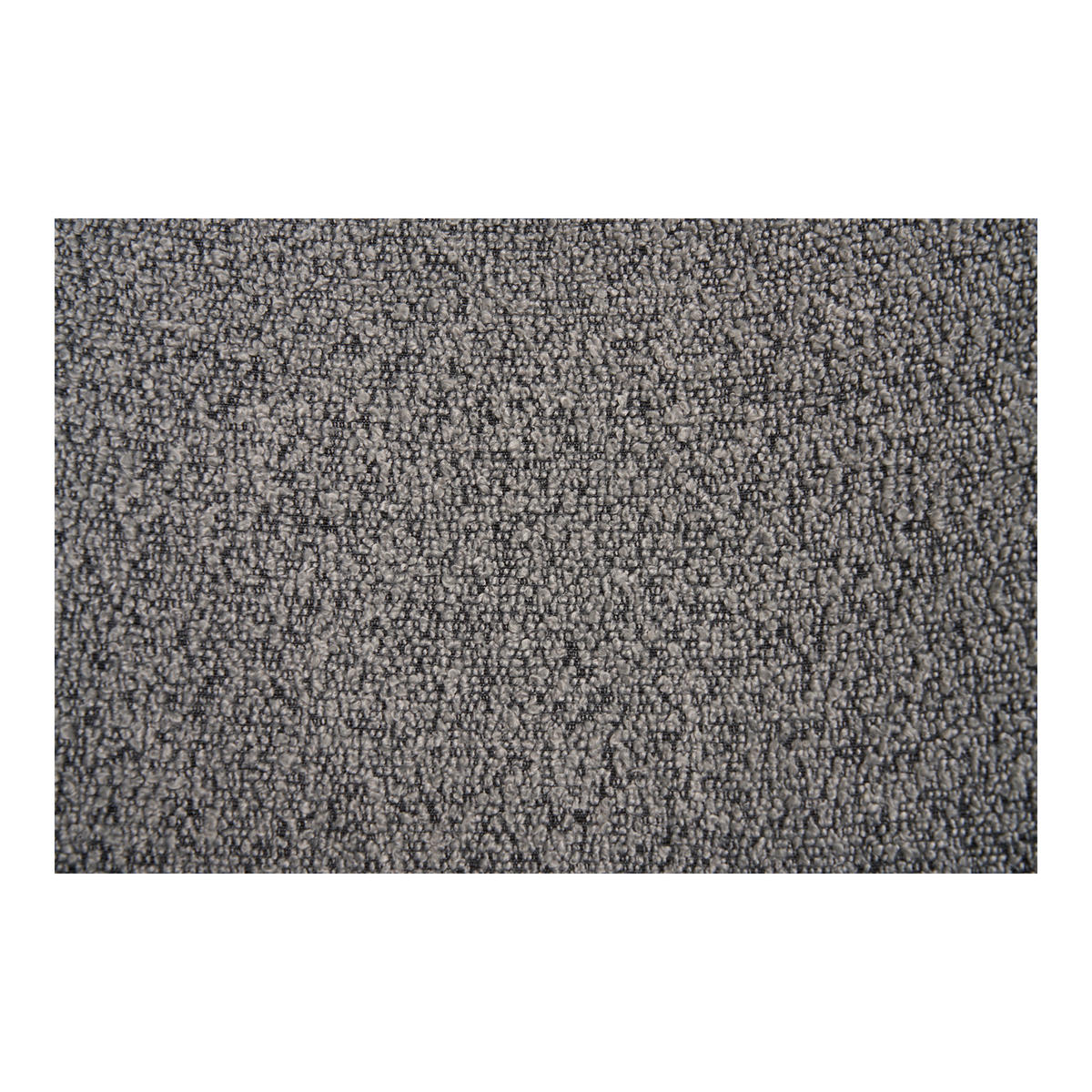 STUHL-SET 2 Stück  in Bouclé  - Hellgrau/Schwarz, MODERN, Textil/Metall (55/79,5/59cm) - MID.YOU