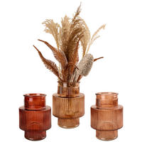 VASE  - Terracotta, LIFESTYLE, Glas (12,9/17,6cm)