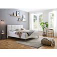 POLSTERBETT 160/200 cm  in Beige  - Eichefarben/Beige, Design, Holz/Textil (160/200cm) - Xora