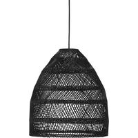 AUßENHÄNGELEUCHTE PR Home Maja 53/59,5 cm   - Schwarz, Natur, Naturmaterialien (53/59,5cm)
