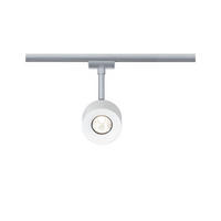 SCHIENENSYSTEM-STRAHLER - Chromfarben/Weiß, Basics, Kunststoff/Metall (8,6/19,7cm) - Paulmann