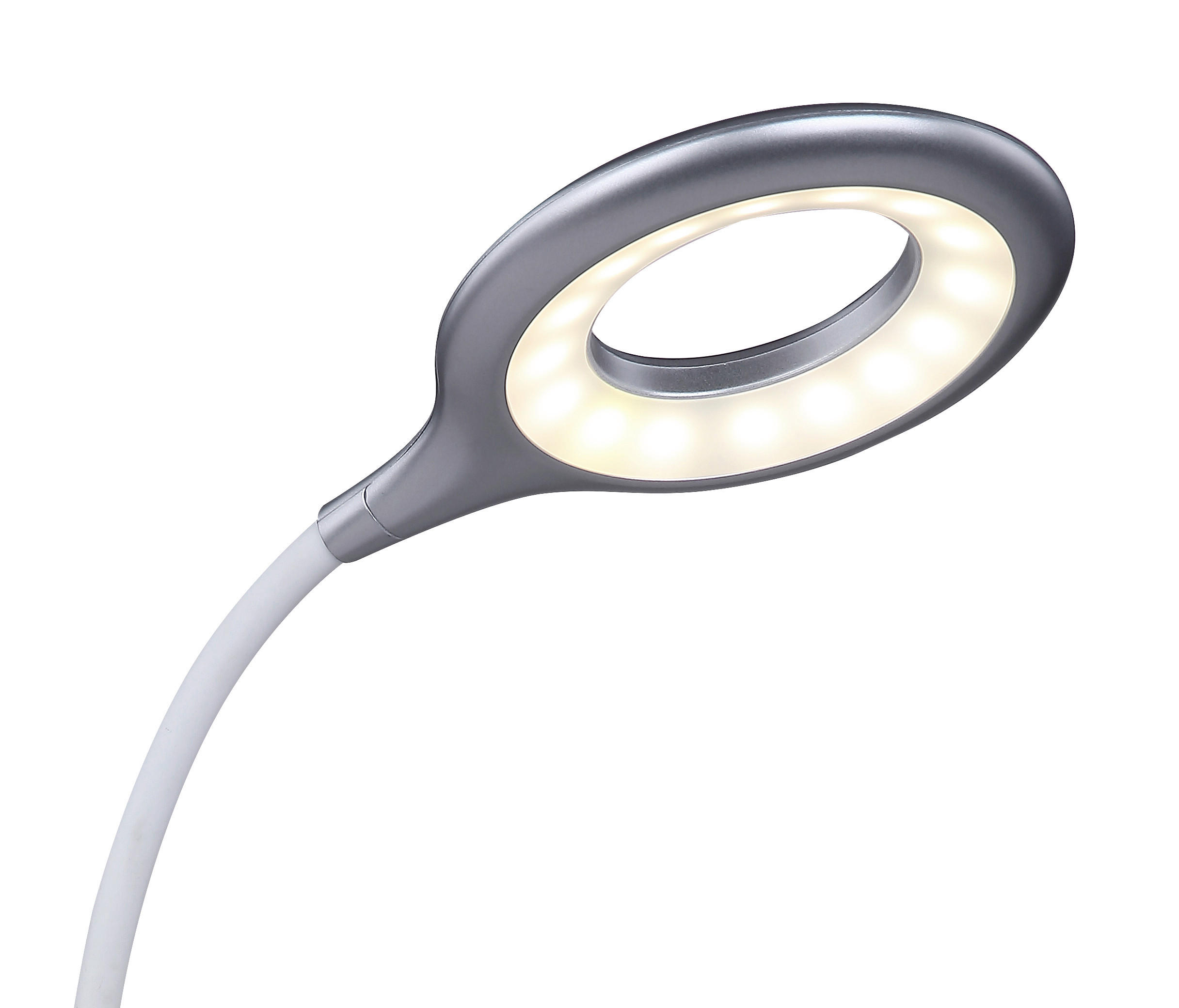 NAMIZNA LED-SVETILKA - bela/srebrna, Basics, umetna masa (40/12,5/49cm)