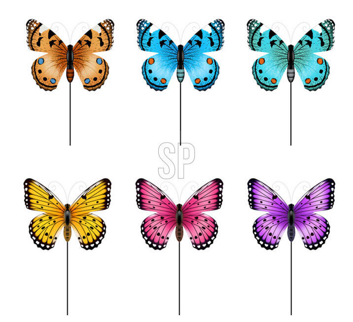 Gartenstecker Butterfly