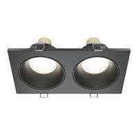 DECKENLEUCHTE Downlight 17/9/3,6 cm  - Schwarz, Trend, Metall (17/9/3,6cm) - MAYTONI