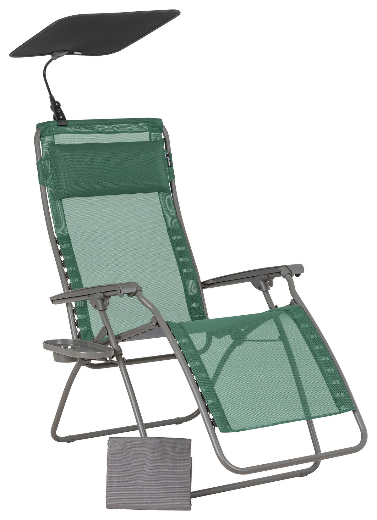 GARTEN-RELAXSESSEL Stahl  - Waldgrün/Anthrazit, Basics, Textil/Metall (67/114/88cm) - Lafuma Mobilier