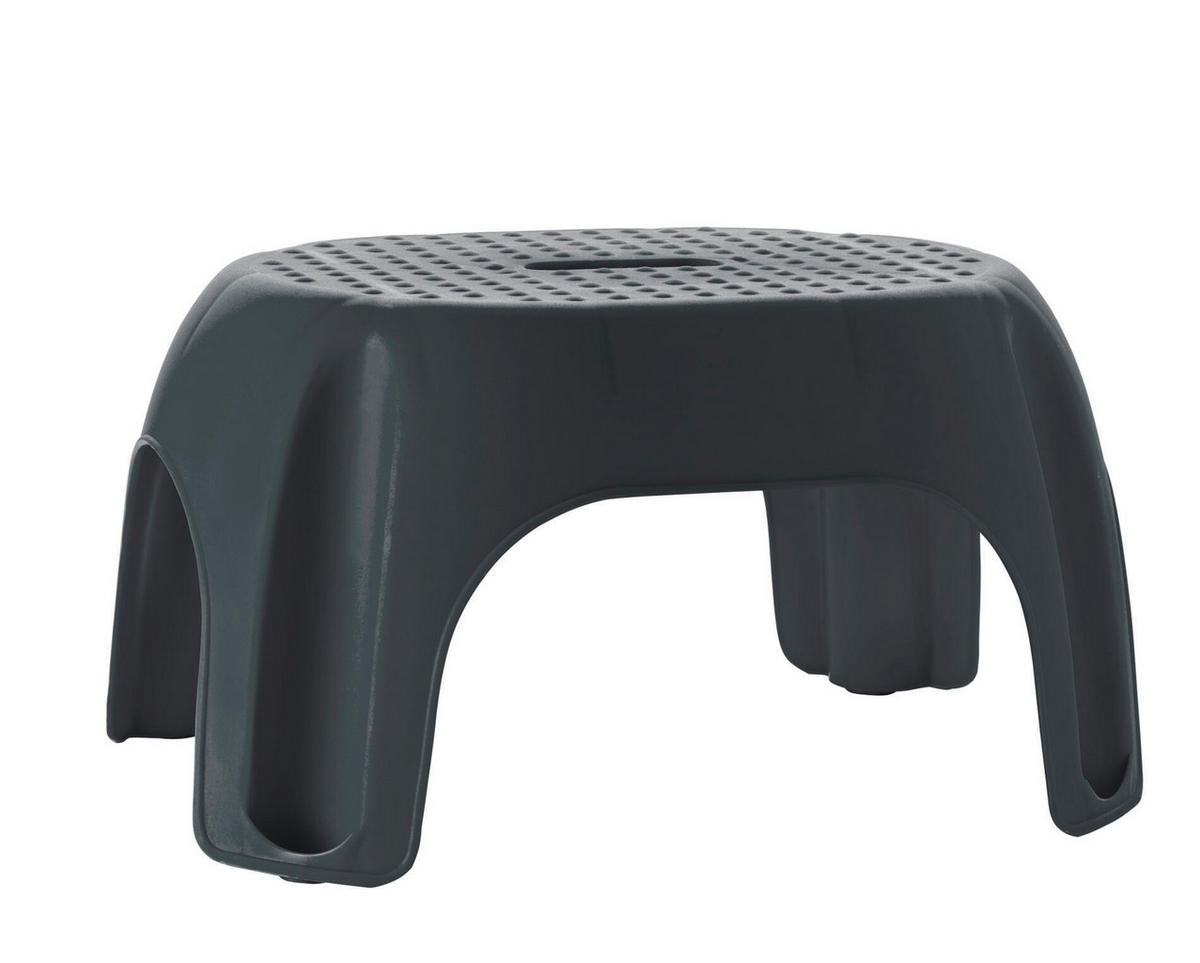 BADHOCKER Kunststoff  - Grau, Basics, Kunststoff (39/22/24cm)