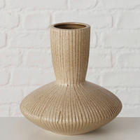 VASE  - Braun, Basics, Keramik (18/18cm) - Ambia Home