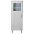 HIGHBOARD lackiert, Melamin Silberfarben - Silberfarben/Nickelfarben, Design, Glas/Holzwerkstoff (50/143/41cm) - CARRYHOME