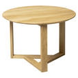 COUCHTISCH in Holz 55/55/40 cm  - Wildeiche, Design, Holz (55/55/40cm) - Linea Natura
