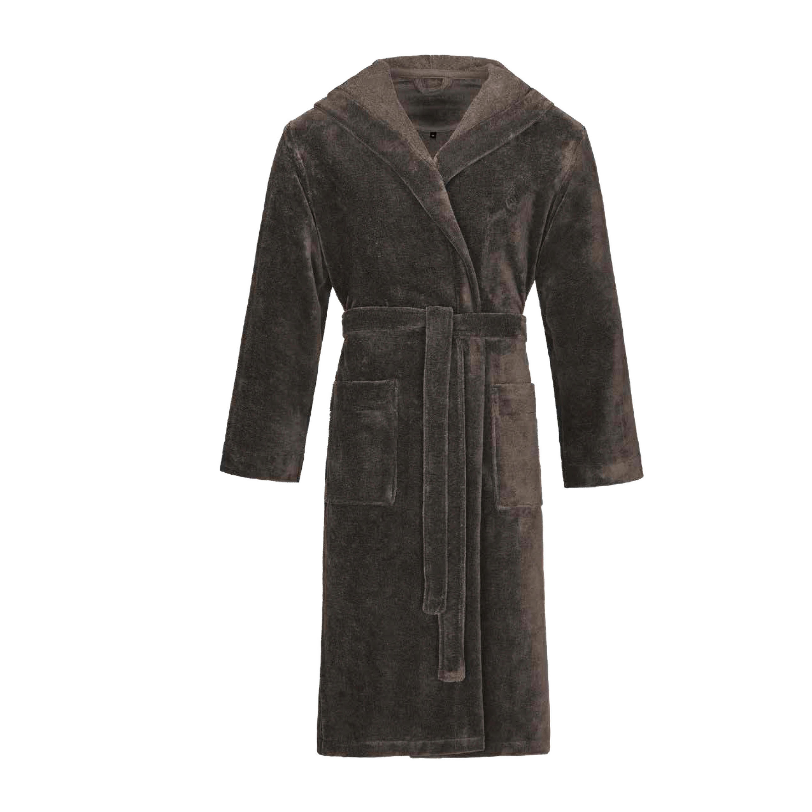 BADEMANTEL Roberto XL Herren  - Braun, Basics, Textil (XLnull) - Vossen