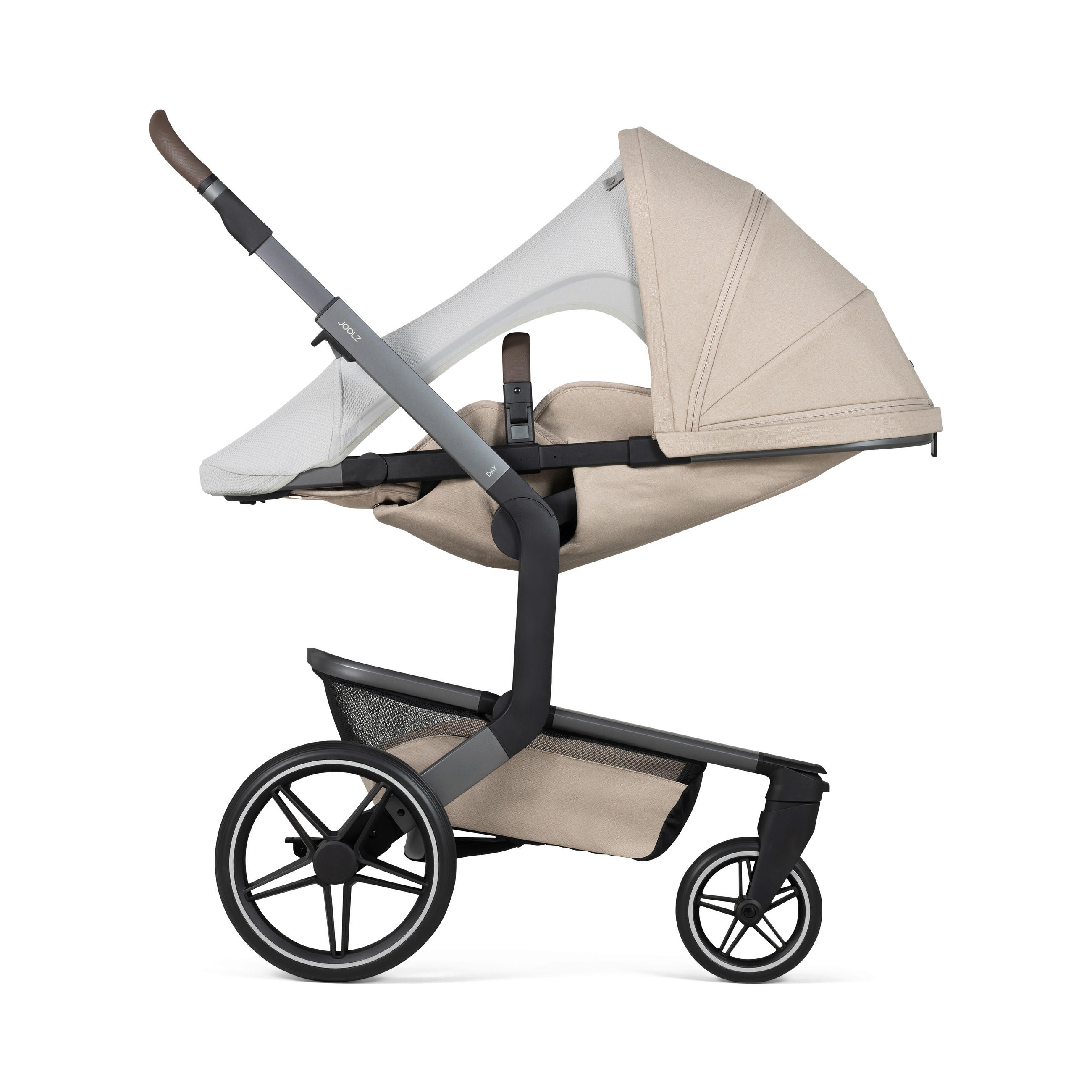 KINDERWAGENAUSSTATTUNG Day5 Comfort Cover  - Grau, Basics, Textil - Joolz