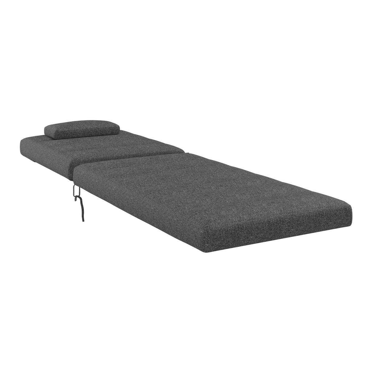 LEŽALJKA VRTNA   metal, tekstil  antracit    - antracit, Moderno, metal/tekstil (199/30/67cm) - Ambia Garden