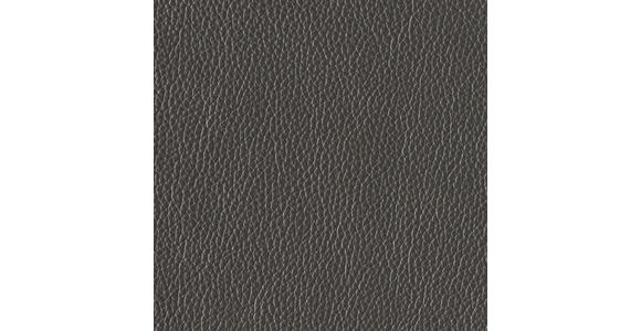 SCHLAFSOFA Bard in Echtleder Grau  - Hellgrau/Schwarz, KONVENTIONELL, Leder/Kunststoff (206/81/96cm) - Novel