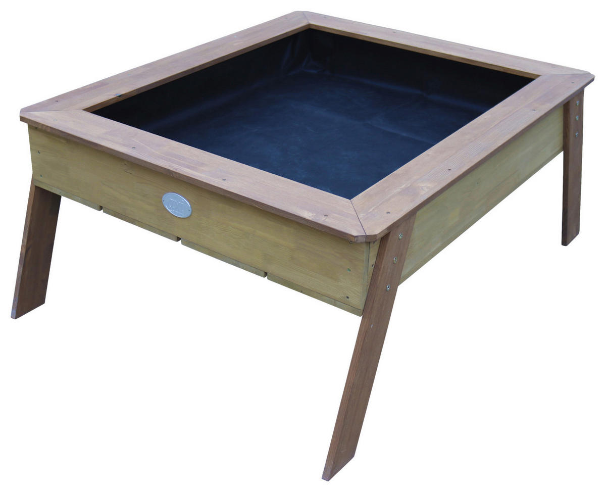 HOCHBEET & SANDTISCH LINDA EN 71  - Blau/Braun, KONVENTIONELL, Holz (94/50/110cm) - Ambia Garden