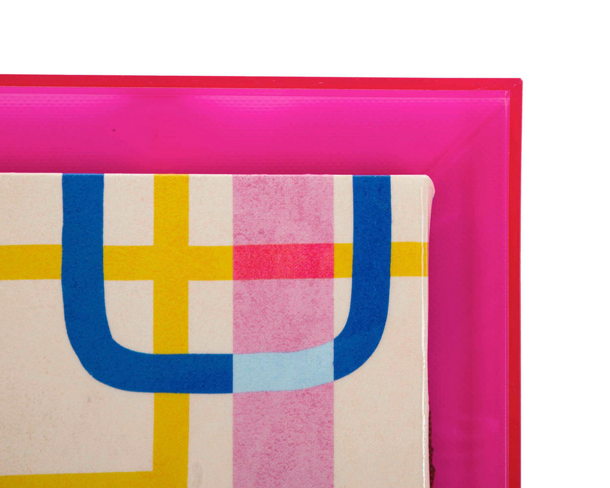 LEINWANDBILD  - Magenta, Basics, Holz/Kunststoff (60/80/3.3cm)