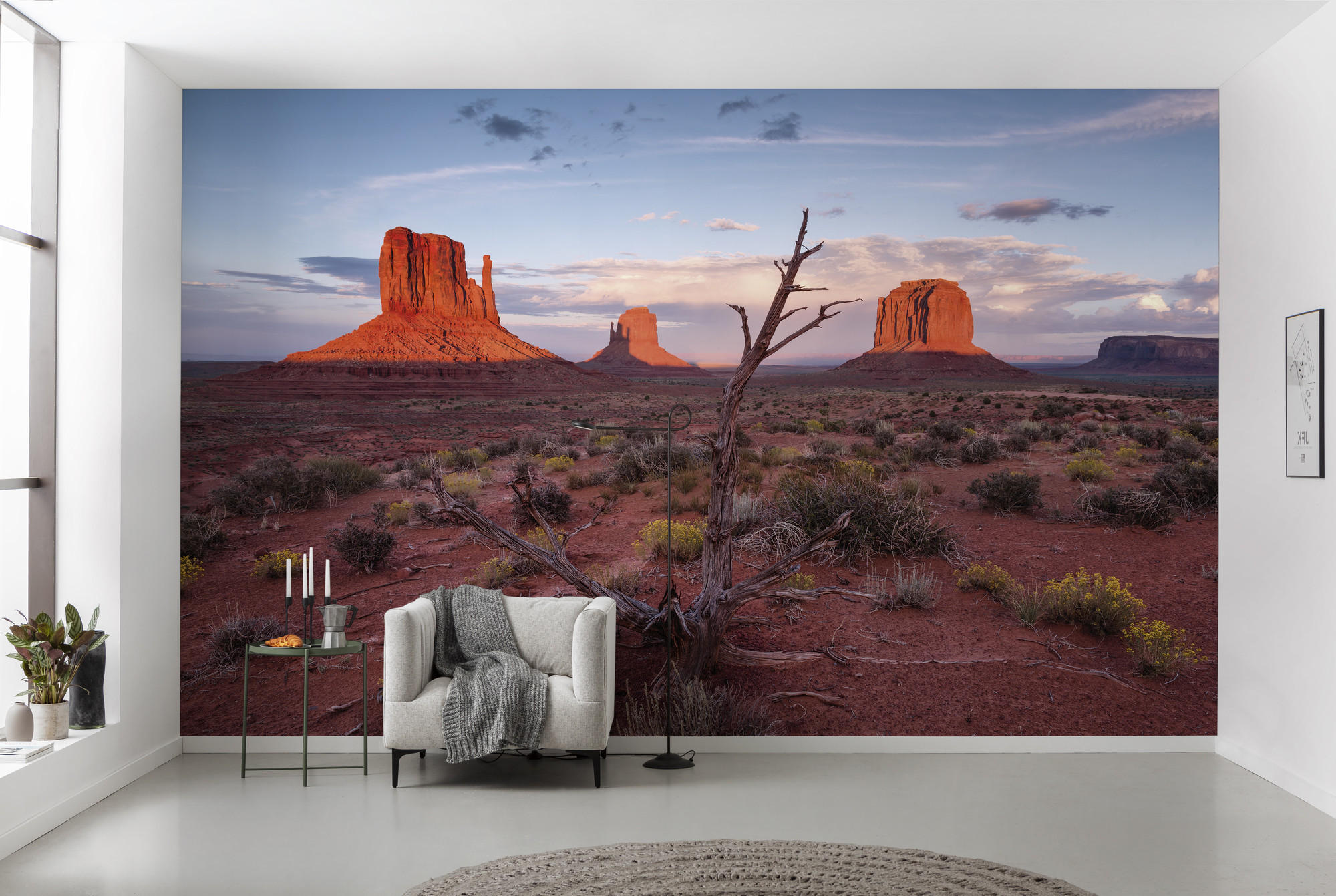 FOTOTAPETE - Rotbraun, Trend, Textil (450/280cm) - Xora