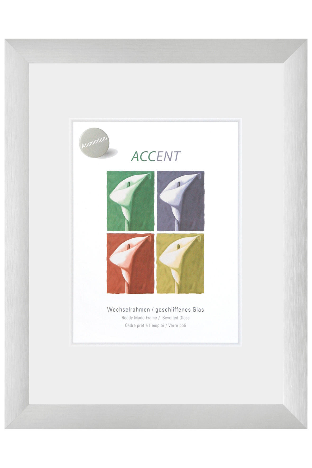 Bilderrahmen Aus Metall In Silberfarben Kaufen