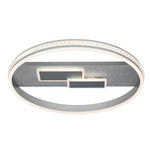 LED-DECKENLEUCHTE 60/8,6 cm   - Grau, LIFESTYLE, Metall (60/8,6cm) - Ambiente