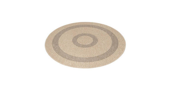 OUTDOORTEPPICH 200/200 cm Comilla Beige, Schwarz - Beige/Schwarz, Basics, Textil (200/200cm) - Novel