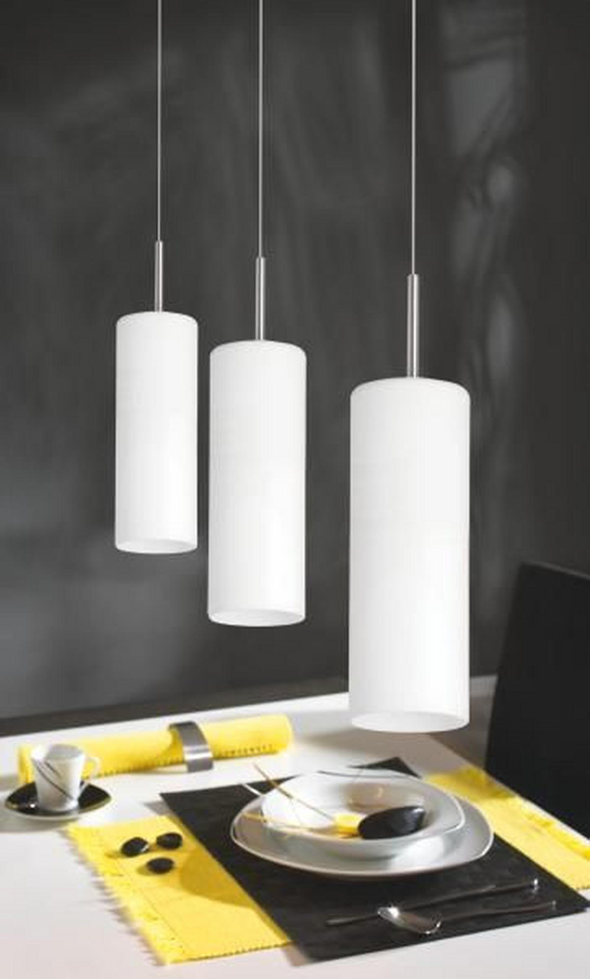 FÜGGŐLÁMPA  - nikkel, Konventionell, Üveg/fém (72/110cm)