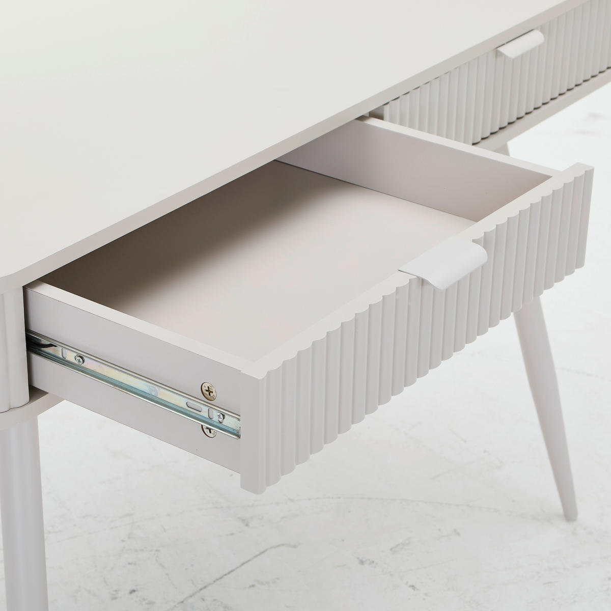 SCHMINKTISCH Kaschmir  - Kaschmir, Design, Glas/Holzwerkstoff (110/55/80cm) - Xora