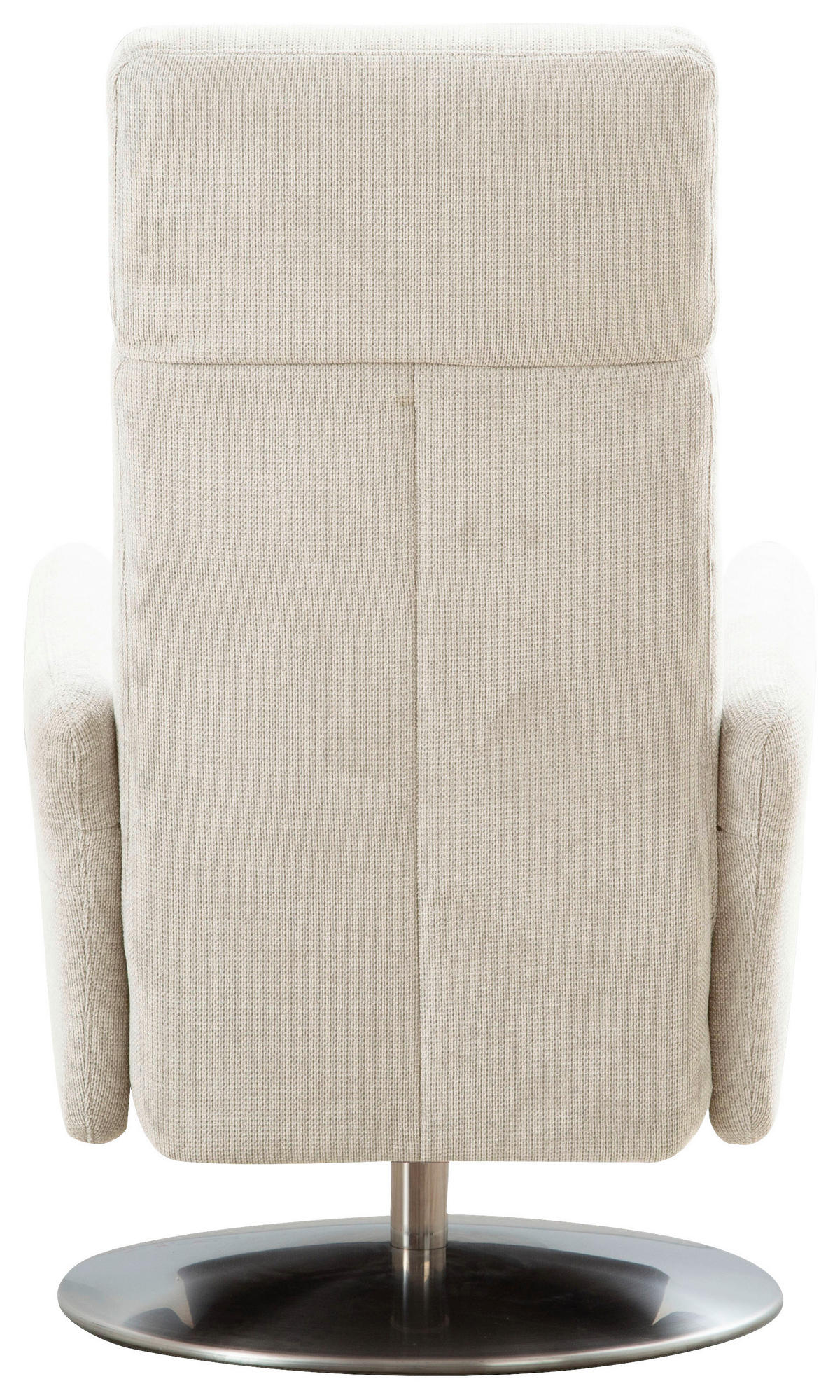 DREHSTUHL  in Flachgewebe Creme  - Chromfarben/Creme, Konventionell, Textil/Metall (71/110/82cm) - Sit & More