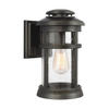 AUSSENWANDLEUCHTE - Bronzefarben, Konventionell, Glas (19,1/22,6/32,9cm) - Elstead Lighting